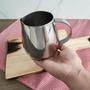 Imagem de Bule Inox Com Alça Lyr Barista 550ml Para Café Chá Leite Mesa Servrir Aço Inoxidável Jarra