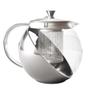 Imagem de Bule para chá de vidro e inox com infusor interno 750 ml
