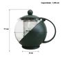 Imagem de Bule Para Chá De Vidro E Plástico Com Infusor Interno 1250ml