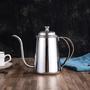 Imagem de Bule Para Servir Café Chá Bico De Ganso Aço Inoxidável 650ml - Mimo Style