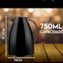 Imagem de Bule Viena 750ml com Gatilho Preto Invicta 