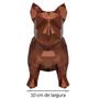 Imagem de Bulldog Francês 3D Cachorro 18Cm Estátua Decorativo Cor