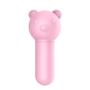 Imagem de Bullet Vibrador de Clitóris Recarregável Formato de Urso 10 Vibrações - Rosa