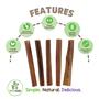 Imagem de Bully Sticks Nature Gnaws Large para cães 5-6 (15 unidades)