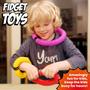 Imagem de BunMo Pop Tubes Brinquedos Sensoriais, Brinquedos Infantis de Habilidades Motoras Finas, Brinquedos Fidget para Crianças Sensoriais e Brinquedos de Aprendizagem