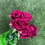 Imagem de Buquê De Flores Artificiais Rosas Realistas Para Decoração