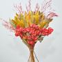 Imagem de Buquê de flores desidratadas bouganville vermelho