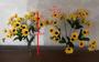 Imagem de Buquê de Mini Girassol Flor Artificial para Arranjo Permanente 22 Flores
