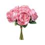 Imagem de Buquê Decorativo Com 6 Rosas Artificiais 26x20x19cm