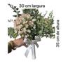 Imagem de Buquê Noiva Artificial Casamento Flores Campo com Laço