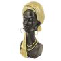 Imagem de Busto Africana Resina Mulher Negra Boneca Estátua