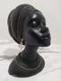 Imagem de Busto Africana rosto Estatueta 25cm em Resina decoração matriz importada