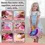 Imagem de Busy Board PUTSKA Unicorn para menina de 3 anos com brinquedos sensoriais