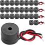 Imagem de Buzzer Eletrônico Ativo 12V DC 85dB - Pacote com 25 Unidades