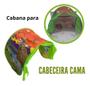 Imagem de Cabana Barraca Para Cama Importway Infantil Dinossauro Verde
