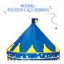 Imagem de Cabana infantil azul barraca tenda castelo menino