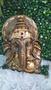 Imagem de Cabeça Busto de Ganesha Prosperidade Dourado Decoração 27CM