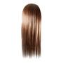 Imagem de Cabeça De Boneca com Cabelo Misto Para Treinamento de Profissionais Com Suportede Mesa