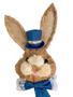 Imagem de Cabeça de coelho de pascoa azul p