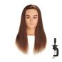 Imagem de Cabeça de Manequim Hairingrid com Cabelo Humano 100% - 20-22 Polegadas - Castanho Escuro