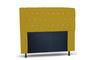 Imagem de Cabeceira 140 lady-com-strass cor suede amarelo topázio decor