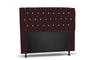 Imagem de Cabeceira 90 lady-com-strass cor suede marsala topázio decor