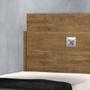Imagem de Cabeceira Acapulco Cama Box Solteiro Prateleiras Organizadoras Mesinha Apoio Objetos Decoração Quarto Jequitibá - Lojas RPM