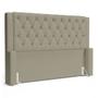 Imagem de Cabeceira Atena Para Cama Box King Size 195cm Capitonê com Frame Veludo Bege - Desk Design