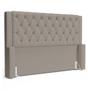 Imagem de Cabeceira Atena Para Cama Box Queen Size 160cm Capitonê com Frame Suede Bege - Desk Design