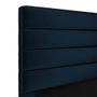 Imagem de Cabeceira Atlas 160 para Cama Queen N-025 Veludo Azul Marinho Aradecor