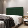 Imagem de Cabeceira Atlas 160 para Cama Queen Z-018 Sued Verde Aradecor