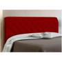 Imagem de Cabeceira Box Casal 140cm Paris Amassado Vermelho