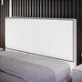 Imagem de Cabeceira Box Casal King Com Tachas 195 cm Vicenza L02 Facto Branco - Lyam Decor