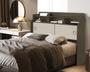 Imagem de Cabeceira Box Queen Jessica 1.60m Para Quarto MDF Com Portas de Correr Nicho