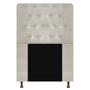 Imagem de Cabeceira Brenda Para Cama Box Solteiro 90cm com Capitonê Suede - Ecotec Decor