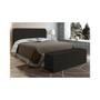 Imagem de Cabeceira Cama Box Casal 140cm com Calçadeira Baú Paris Veludo Chocolate - JS Móveis
