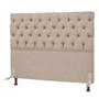 Imagem de Cabeceira Cama Box Casal 140cm Cristal Bege