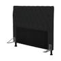 Imagem de Cabeceira Cama Box Casal 140cm Cristal material sintético Preto - JS Móveis