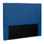 Imagem de Cabeceira Cama Box Casal 140cm Verona Suede Azul Marinho - Sheep Estofados