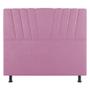 Imagem de Cabeceira Cama Box Casal Dublin 140cm Suede Rosa - Desk Design