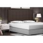 Imagem de Cabeceira Cama Box Casal King 195cm Verona Suede Café - Sheep Estofados