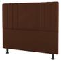 Imagem de Cabeceira Cama Box Casal King Size Grace 195cm Suede Terracota - Abmaza