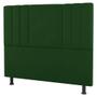 Imagem de Cabeceira Cama Box Casal King Size Grace 195cm Suede Verde - Desk Design