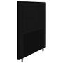 Imagem de Cabeceira Cama Box Casal Luxor 140cm com Tachas e Frame Suede Preto - Abmaza