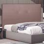 Imagem de Cabeceira Cama Box Casal Poliana 140 Cm Suede Rose