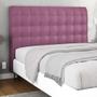 Imagem de Cabeceira Cama Box Casal Queen Size Ciara 160cm Botonê com Frame Suede Rosa - Abmaza