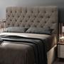 Imagem de Cabeceira Cama Box Casal Queen Size Lylla 160cm Capitonê com Frame Linho Cacau - Abmaza