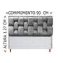 Imagem de Cabeceira Cama Box Cherie Suede Moderna 90