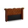 Imagem de Cabeceira Cama Box Estofada Madeira Luxo Queen Size Lunna