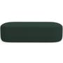 Imagem de Cabeceira Cama Box King 195cm Lanna com Puff Recamier Doha W01  Suede Verde Musgo - Lyam Decor